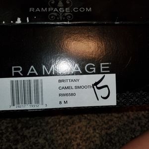 Rampage camel tall boots